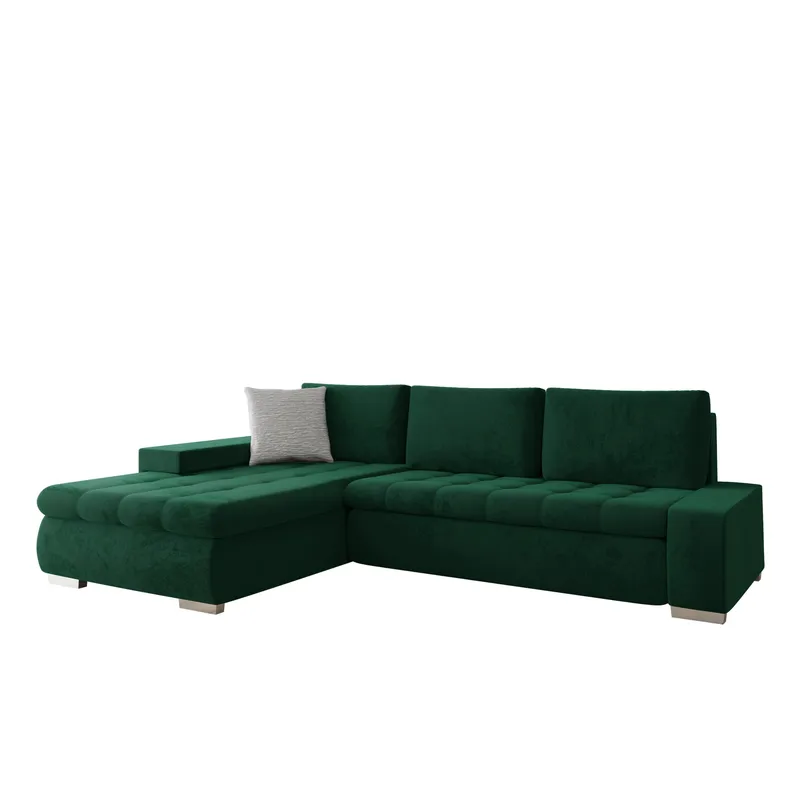 Cerys Vuodesohva divaanilla 4istuttava - Vihreä - Huonekalut - Sohva - Vuodesohva