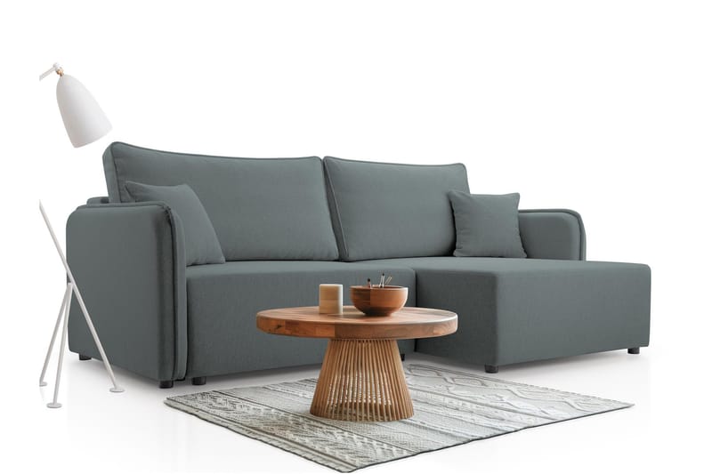 Chandru Vuodesohva Divaanilla 3-istuttava - Harmaa - Huonekalut - Sohva - Vuodesohva