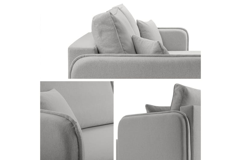 Chandru Vuodesohva Divaanilla 3-istuttava - Musta - Huonekalut - Sohva - Vuodesohva