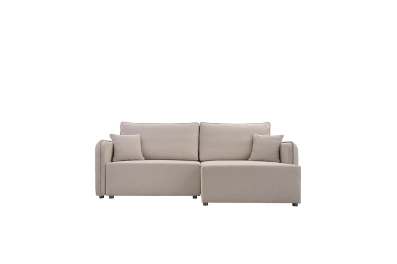 Chandru Vuodesohva Divaanilla 3-istuttava Plyysi - Harmaa - Huonekalut - Sohva - Vuodesohva