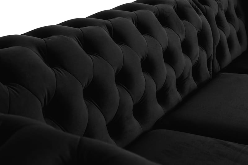Chesterfield Kristin Vuodesohva Divaanilla - Musta - Huonekalut - Sohva - Vuodesohva