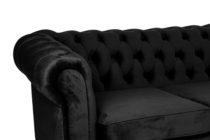 Chesterfield Kristin Vuodesohva Divaanilla - Musta - Huonekalut - Sohva - Vuodesohva