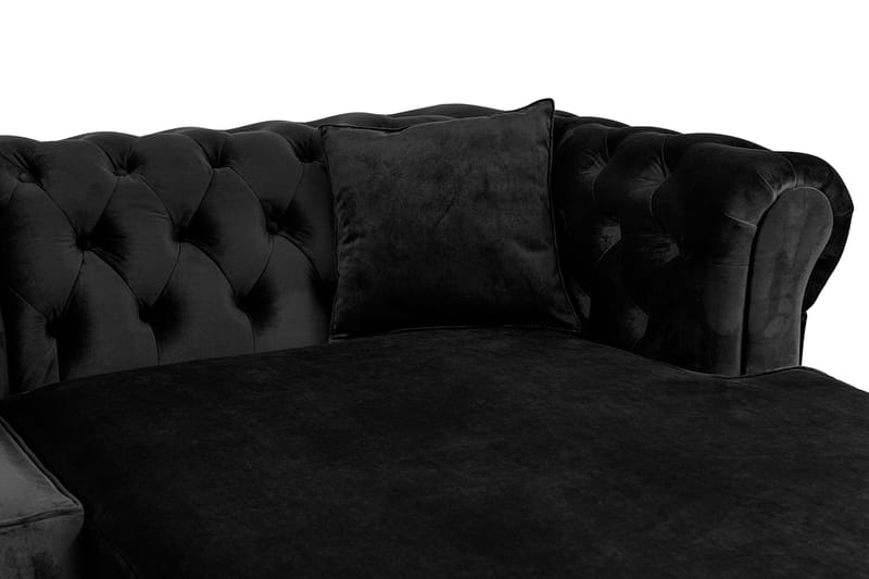 Chesterfield Kristin Vuodesohva Divaanilla - Musta - Huonekalut - Sohva - Vuodesohva