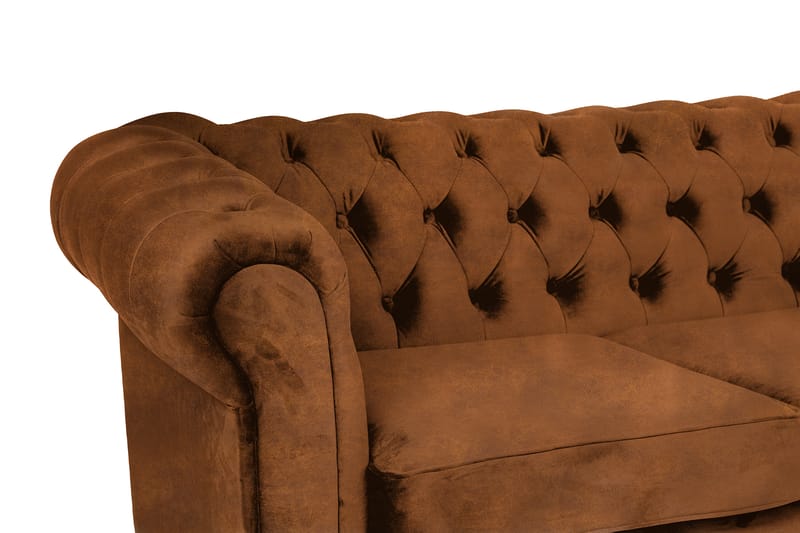 Chesterfield Kristin Vuodesohva Divaanilla - Vintage Konjakki - Huonekalut - Sohva - Vuodesohva