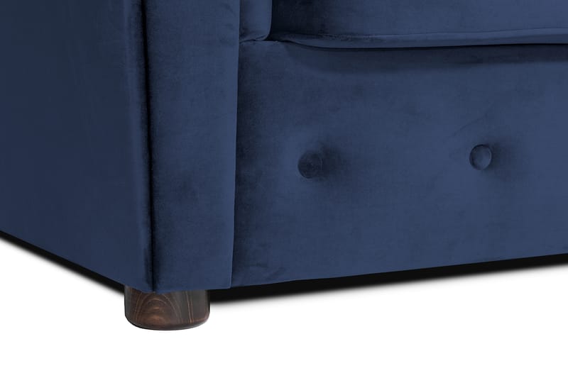 Chesterfield Kristin Vuodesohva Divaanilla - Petroolinsininen - Huonekalut - Sohva - Vuodesohva