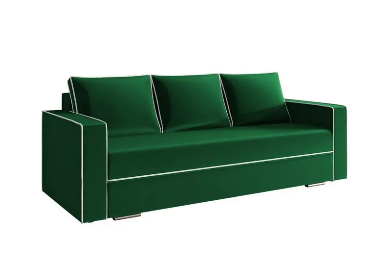 Clarina 3-sits Bäddsoffa Green, undefined
