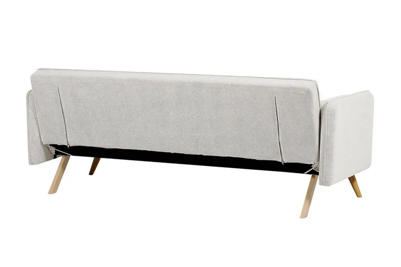 Clem Vuodesohva 3-istuttava - Harmaa/Vaalea puu - Huonekalut - Sohva - Vuodesohva - 3 istuttava vuodesohva
