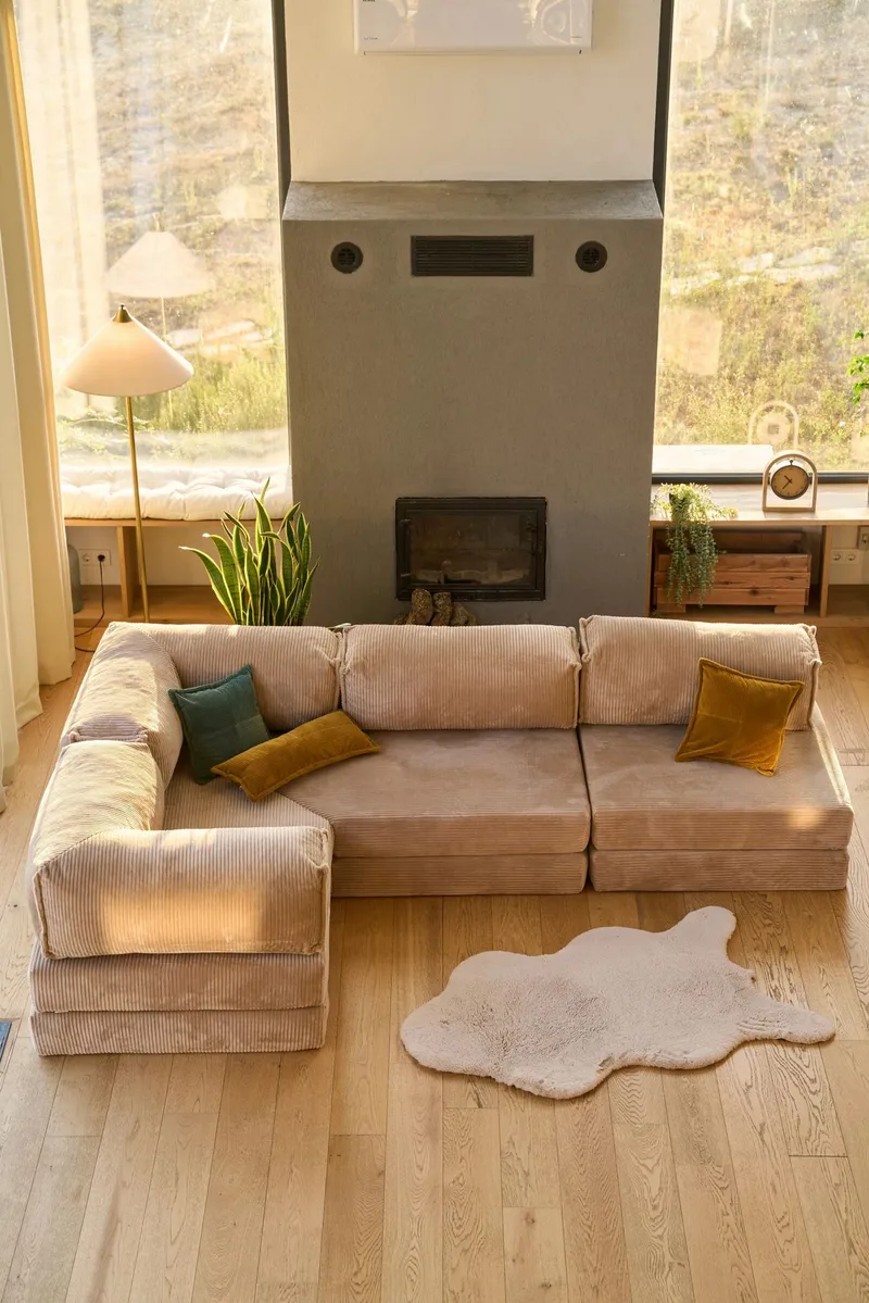 Corner Sofa-Bed Atelier Del Sofa - Huonekalut - Sohva - Vuodesohva