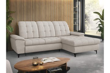 Crystalina Vuodesohva Divaanilla 3-istuttava - Beige - Huonekalut - Sohva - Vuodesohva