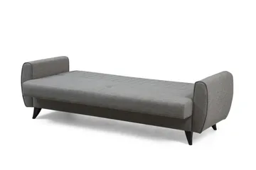 Dalima 3-istuttava vuodesohva 55x183 cm säilytyslaatikolla kankaasta - Harmaa - Huonekalut - Sohva - Vuodesohva - 3 istuttava vuodesohva