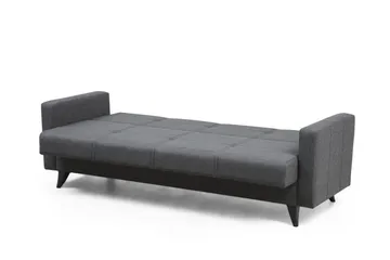 Darcia 3-istuttava vuodesohva 55x183 cm säilytystilalla kankaalla - Harmaa - Huonekalut - Sohva - Vuodesohva - 3 istuttava vuodesohva