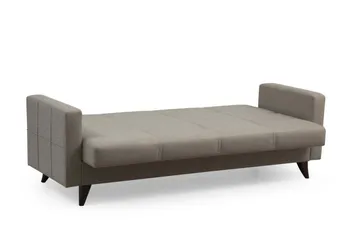Darcia 3-istuttava vuodesohva 75x183 cm säilytystilalla kankaasta - Beige - Huonekalut - Sohva - Vuodesohva - 3 istuttava vuodesohva