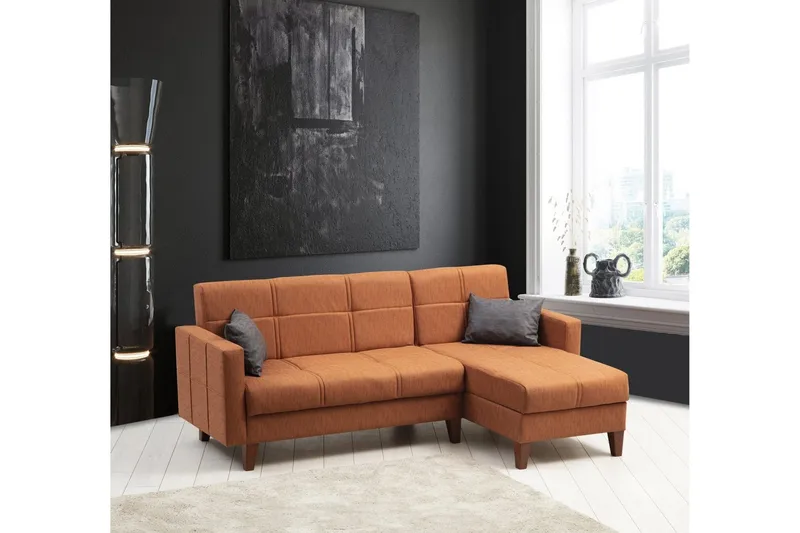 Darcia vuodesohva divaanilla 3-istuttava, Punainen