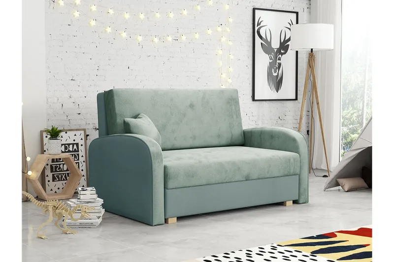 Denegal 2-sits Bäddsoffa Light grey/Dark grey - Huonekalut - Sohva - Vuodesohva