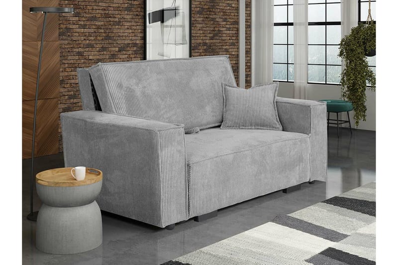 Denegal 2-sits Bäddsoffa Ljusgrå - Huonekalut - Sohva - Vuodesohva