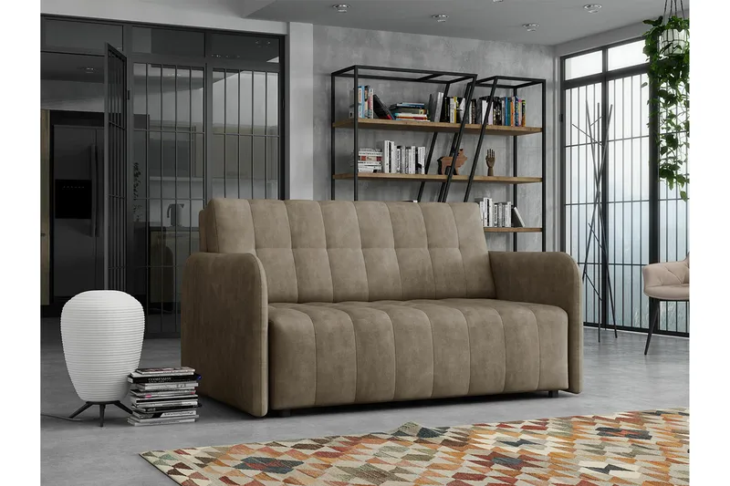 Denegal 2-sits Bäddsoffa NO_BRAND Brown - Huonekalut - Sohva - Vuodesohva