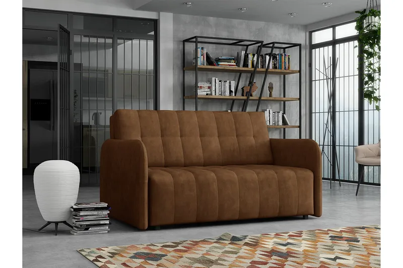 Denegal 2-sits Bäddsoffa NO_BRAND Brown - Huonekalut - Sohva - Vuodesohva