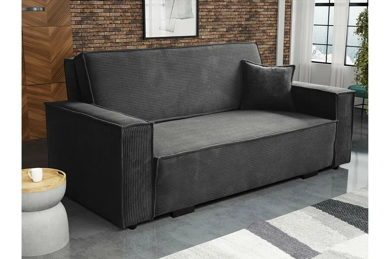 Denegal 2-sits Bäddsoffa NO_BRAND Dark grey - Huonekalut - Sohva - Vuodesohva