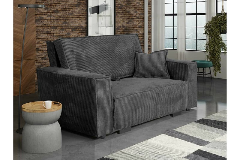 Denegal 2-sits Bäddsoffa NO_BRAND Dark grey - Huonekalut - Sohva - Vuodesohva
