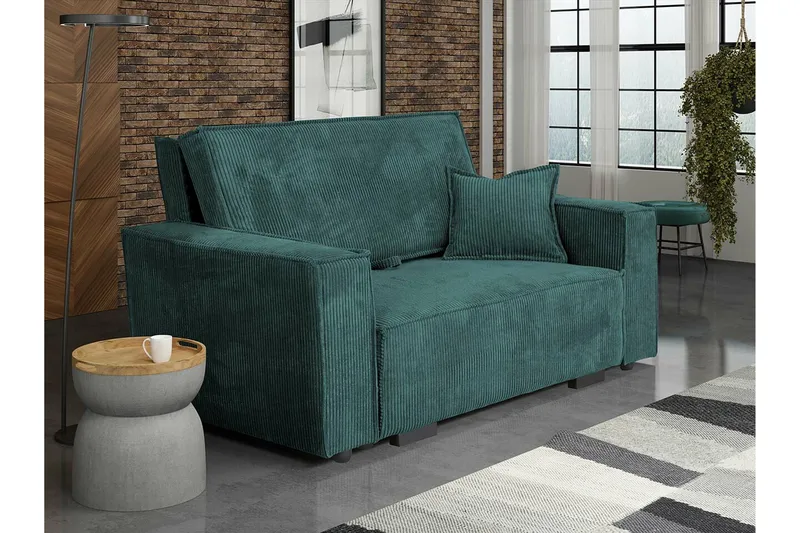 Denegal 2-sits Bäddsoffa NO_BRAND Green - Huonekalut - Sohva - Vuodesohva