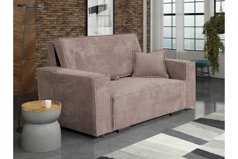 Denegal 2-sits Bäddsoffa NO_BRAND Light brown - Huonekalut - Sohva - Vuodesohva