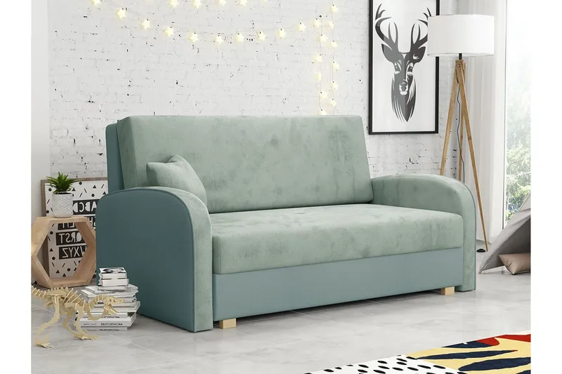 Denegal 2-sits Bäddsoffa NO_BRAND Light green - Huonekalut - Sohva - Vuodesohva