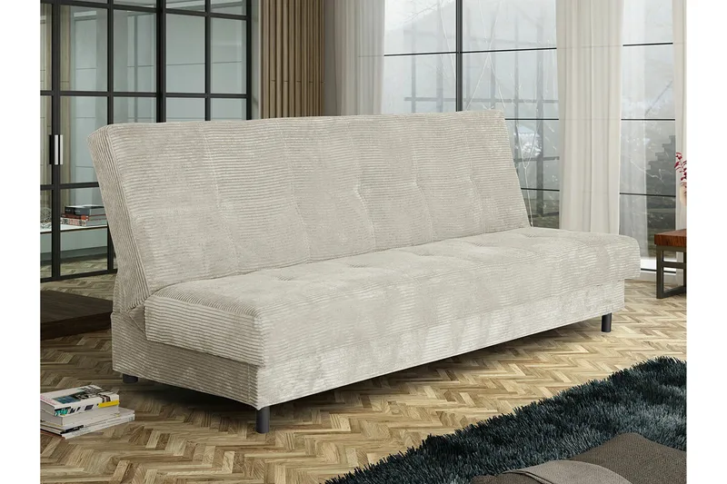 Denegal 3-sits Bäddsoffa Beige/Light beige - Huonekalut - Sohva - Vuodesohva - 3 istuttava vuodesohva