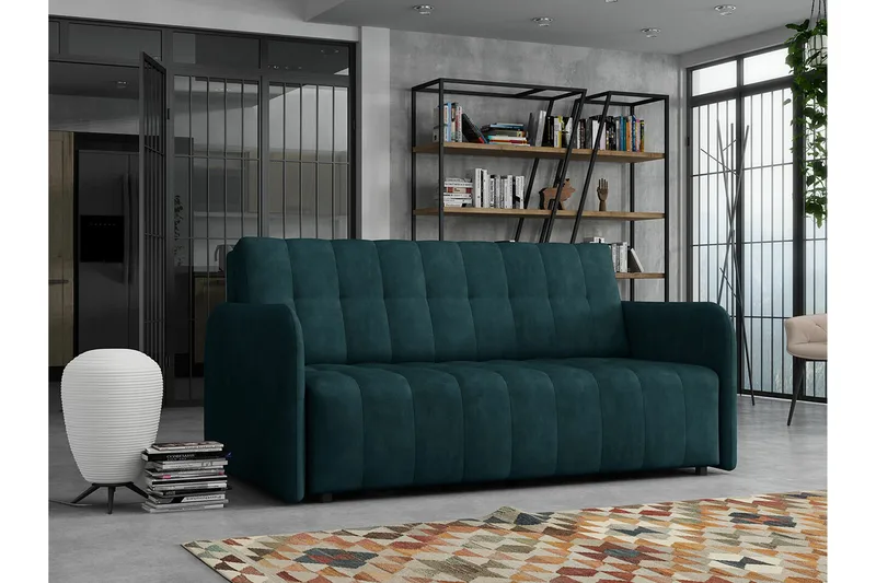 Denegal 3-sits Bäddsoffa NO_BRAND Dark green - Huonekalut - Sohva - Vuodesohva - 3 istuttava vuodesohva