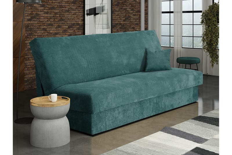 Denegal 3-sits Bäddsoffa NO_BRAND Dark Turquoise - Huonekalut - Sohva - Vuodesohva - 3 istuttava vuodesohva