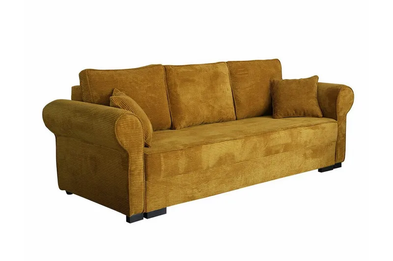 Denegal 3-sits Bäddsoffa NO_BRAND Mustard yellow, undefined