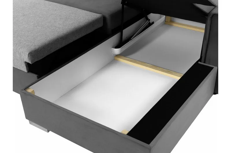 Denegal 3-sits Hörnbäddsoffa Black - Huonekalut - Sohva - Vuodesohva