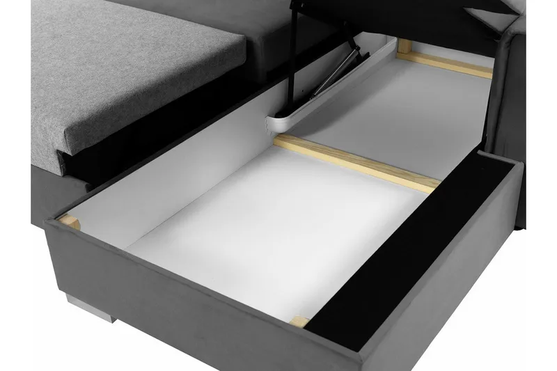 Denegal 3-sits Hörnbäddsoffa Black - Huonekalut - Sohva - Vuodesohva