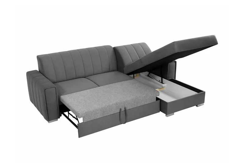 Denegal 3-sits Hörnbäddsoffa Dark blue - Huonekalut - Sohva - Vuodesohva