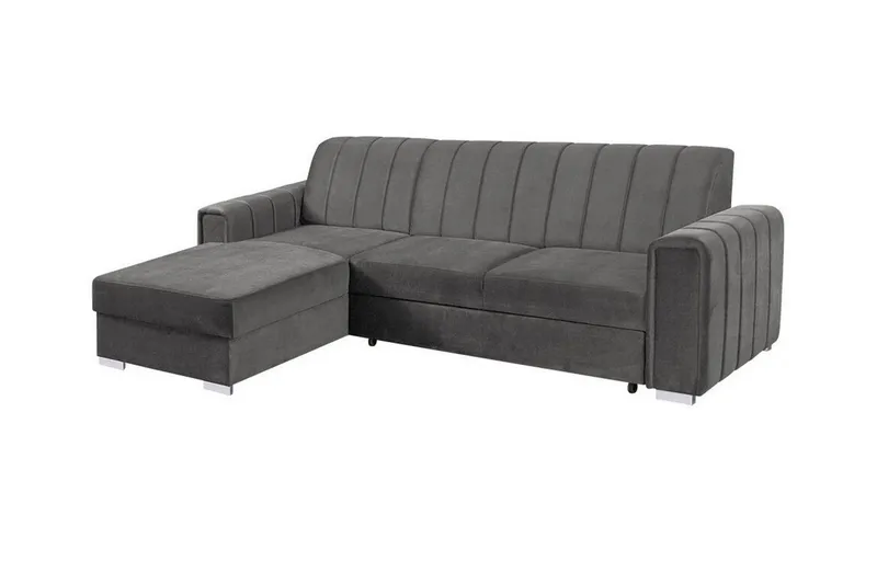 Denegal 3-sits Hörnbäddsoffa Dark grey, undefined