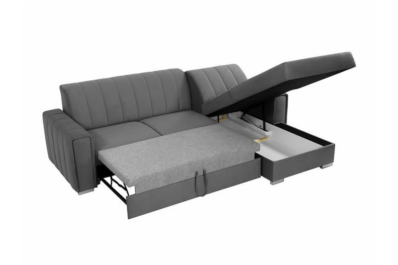 Denegal 3-sits Hörnbäddsoffa NO_BRAND beige - Huonekalut - Sohva - Vuodesohva