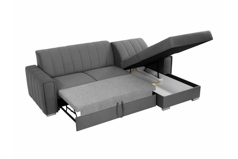 Denegal 3-sits Hörnbäddsoffa NO_BRAND Dark blue - Huonekalut - Sohva - Vuodesohva