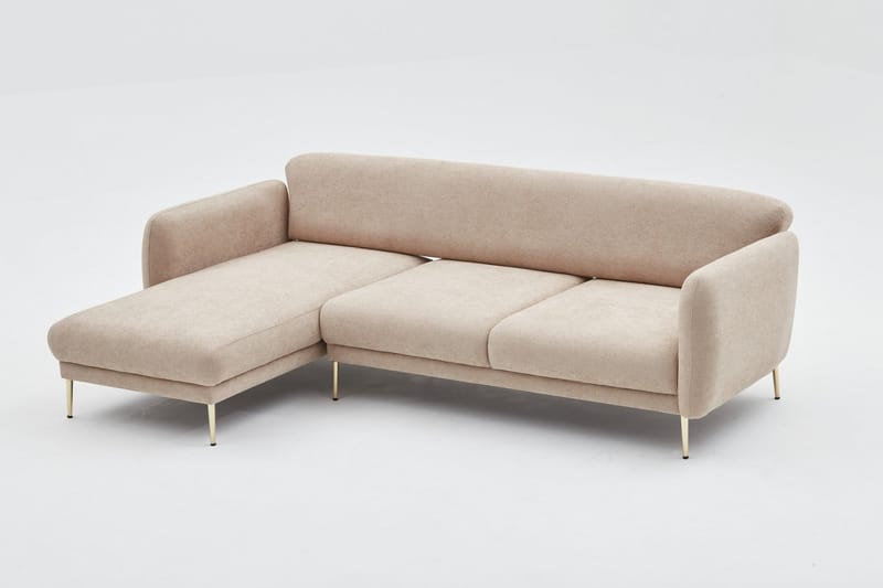 Devika vuodesohva divaanilla 4-istuttava - Beige - Huonekalut - Sohva - Vuodesohva
