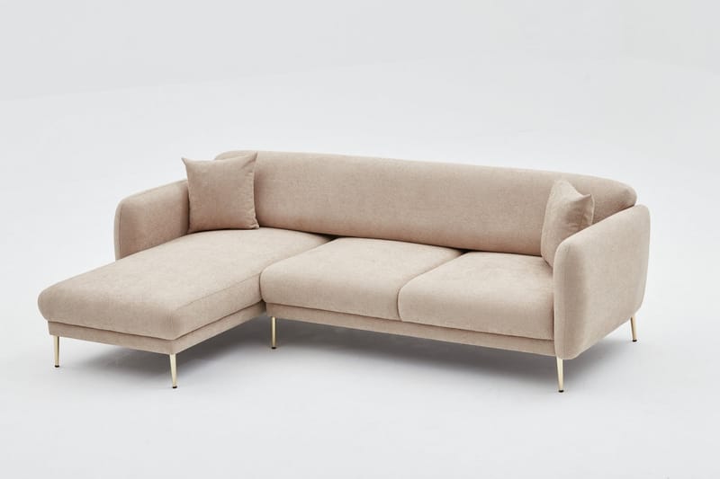Devika vuodesohva divaanilla 4-istuttava - Beige - Huonekalut - Sohva - Vuodesohva