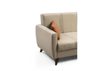 Dewan vuodesohva divaanilla 3-istuttava - Beige - Huonekalut - Sohva - Vuodesohva