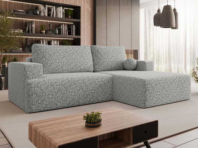 Deylor 3-istuttava vuodesohva divaanilla - harmaa - Huonekalut - Sohva - Vuodesohva