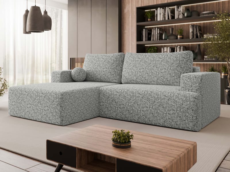 Deylor 3-istuttava vuodesohva divaanilla - harmaa - Huonekalut - Sohva - Vuodesohva