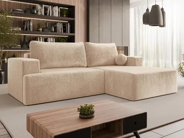 Deylor Vuodesohva divaanilla 3istuttava - Beige - Huonekalut - Sohva - Vuodesohva