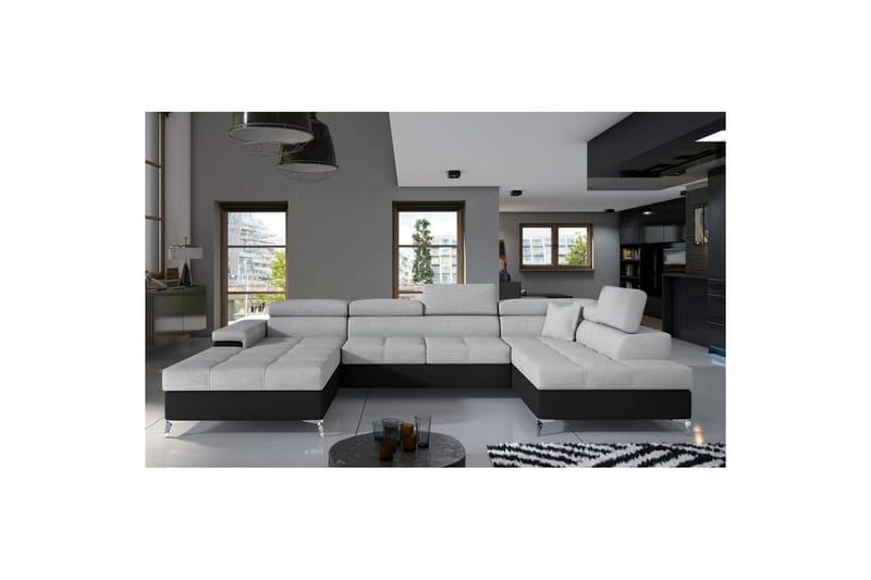 Divaani Eltap Eduardo 337x205x88 cm - Sawana 21, Soft 11, Oikea - Huonekalut - Sohva - Vuodesohva