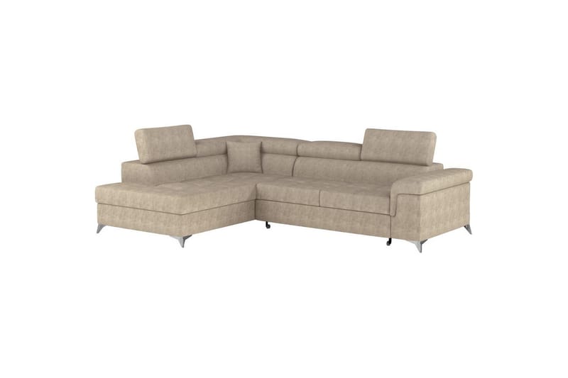 Divaani Eltap Eridano 275x202x88 cm - Amore 18, Beige, Vasen - Huonekalut - Sohva - Vuodesohva