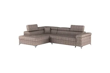 Divaani Eltap Eridano 275x202x88 cm - Amore 20, Tummanbeige, Vasen - Huonekalut - Sohva - Vuodesohva