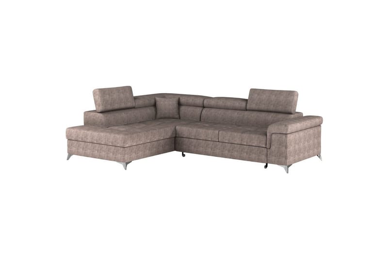 Divaani Eltap Eridano 275x202x88 cm - Amore 20, Tummanbeige, Vasen - Huonekalut - Sohva - Vuodesohva