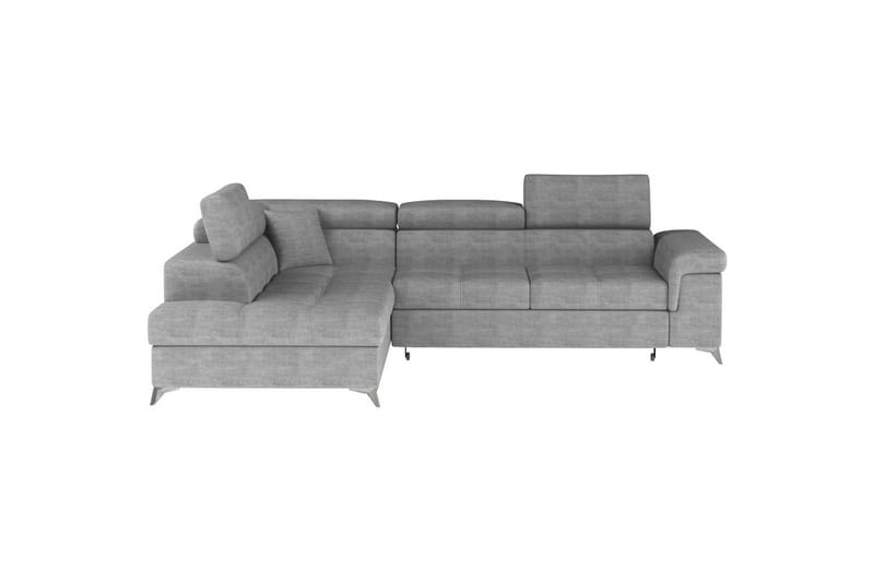 Divaani Eltap Eridano 275x202x88 cm, Manhattan 03, Vaaleanharmaa, Vasen