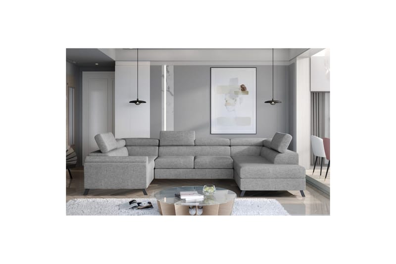 Divaani Eltap Escada 336x200x92 cm - Sawana 21, Oikea - Huonekalut - Sohva - Vuodesohva