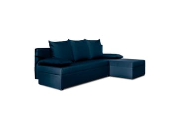 Divaani Eltap Gino 201x143x90 cm - Nube 40, Sininen - Huonekalut - Sohva - Vuodesohva