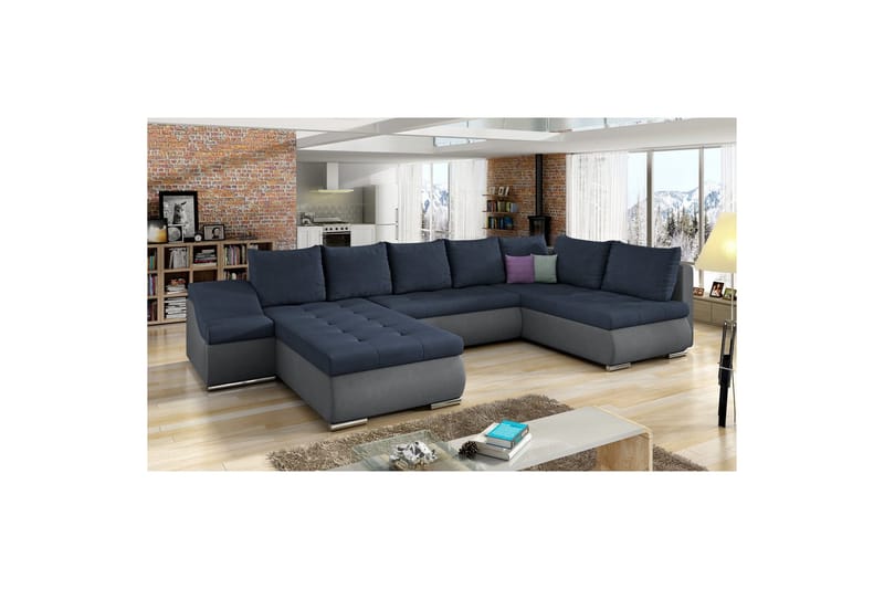 Divaani Eltap Giovanni 351x82x190 cm - Soro 76, Soro 93, Vasen - Huonekalut - Sohva - Vuodesohva